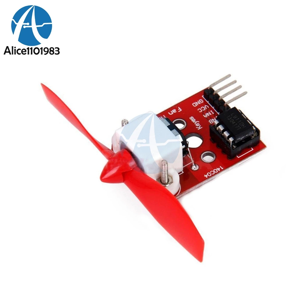 Плата модуля вентилятора L9110 5 в постоянного тока для Arduino пожарный робот