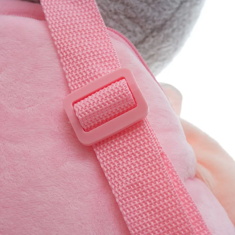 

Metoo Plush Backpacks Kids Baby Bags Animals Cartoon Doll Toy Children Shoulder Bag for Kindergarten Angela Rabbit Girl Panda