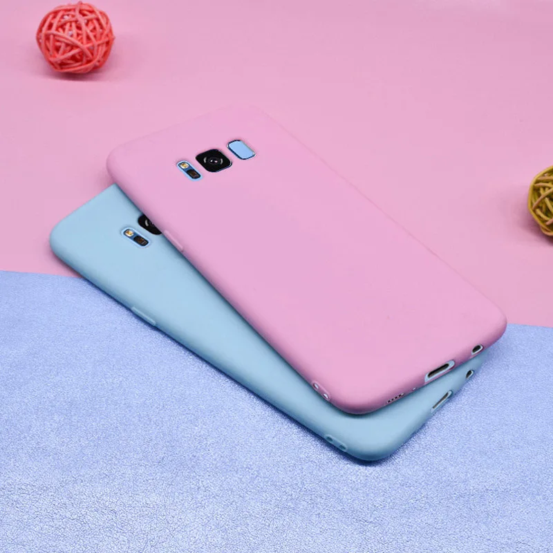 Мягкий силиконовый чехол для телефона ярких цветов из ТПУ Samsung Galaxy A5 A7 A8 A310 A510 A710