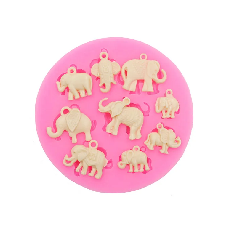 

Gadgets Elephant Silicone Mold Cake Candy Clay Animal Cooking Jewelry Farm Chocolate Cookies Baking Moisturizing Mold