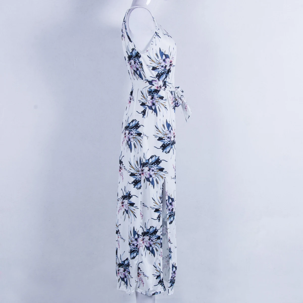 Модные женские летние Boho Цветочные Макси платье для вечеринки пляжные платья