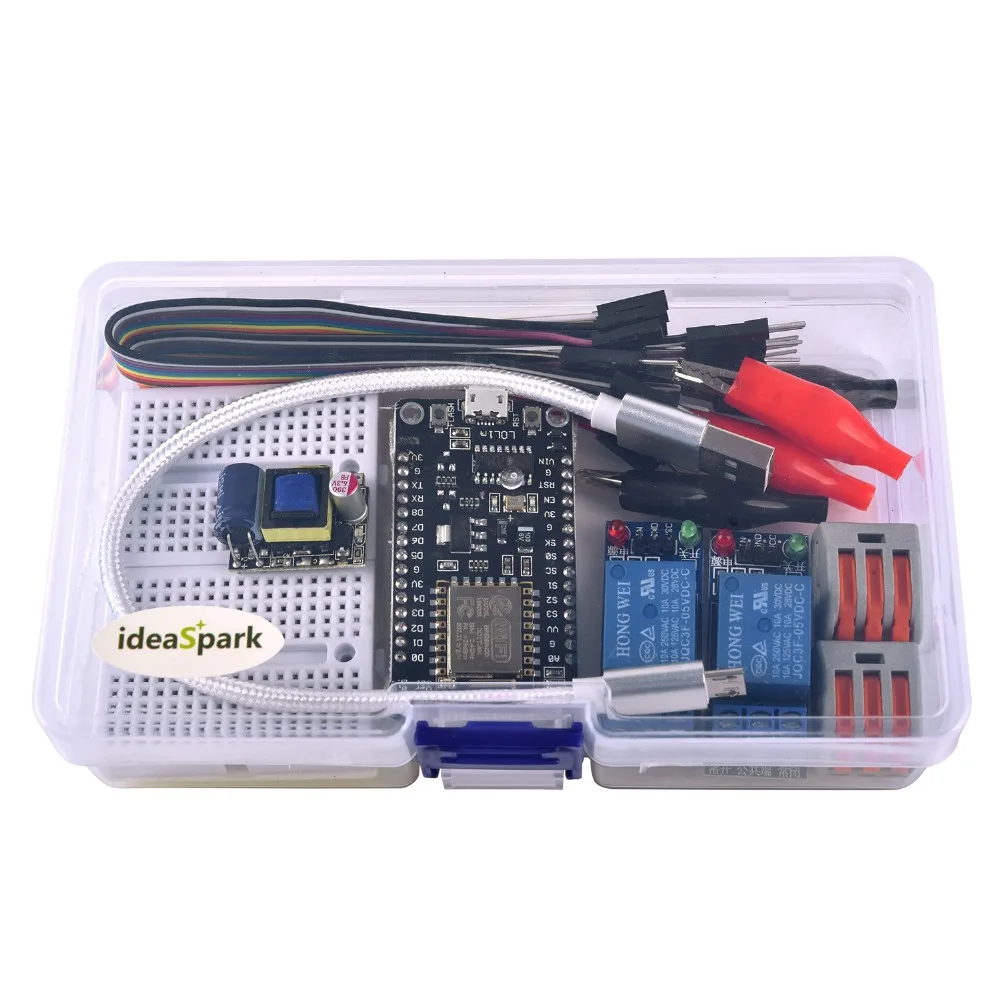 ESP8266 набор смарт-переключателей беспроводной Wifi Пульт дистанционного управления розетка штепсельная вилка релейный модуль 5 в конвертер для Arduino IDE IoT Starter