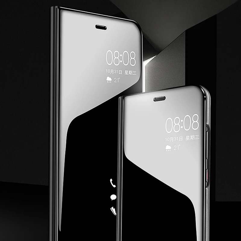 Роскошный зеркальный флип-чехол для смартфона huawei honor play note 10 9i 10i 8X8 S Чехол Huawey honer