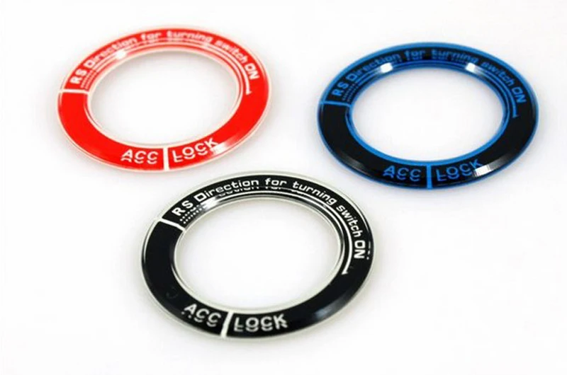 SUNFADA Автомобильный ключ зажигания переключатель отверстия украшение кольцо