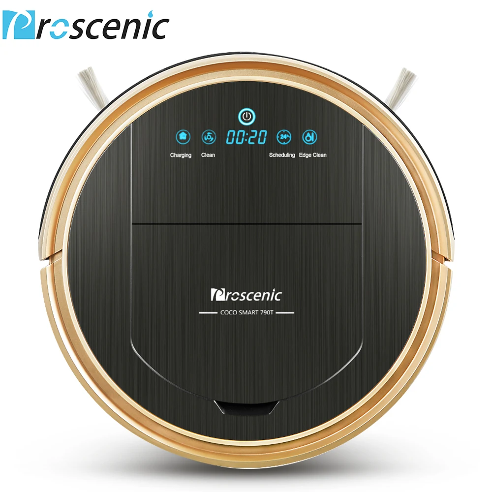 Proscenic 790T робот-пылесос Wifi подключенный домашний автоматический подметальный пылесос для уборки пыли приложение умный планируемый пылесос