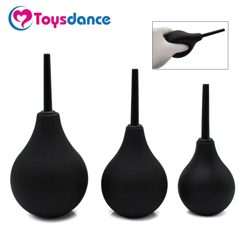 

Toysdance Clyster Douche Sex Products Applier Silicone Enemator Intestinal Cleaner Anal Sex Toys 90ml 160ml 225ml Butt Plug