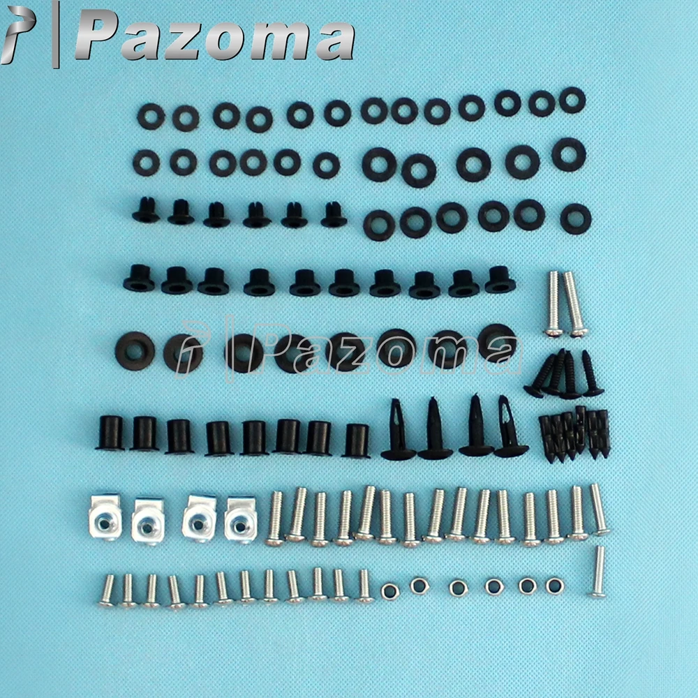 Мотоцикл мотоцикл полный набор обтекатель из нержавеющей стали Болт винтовая