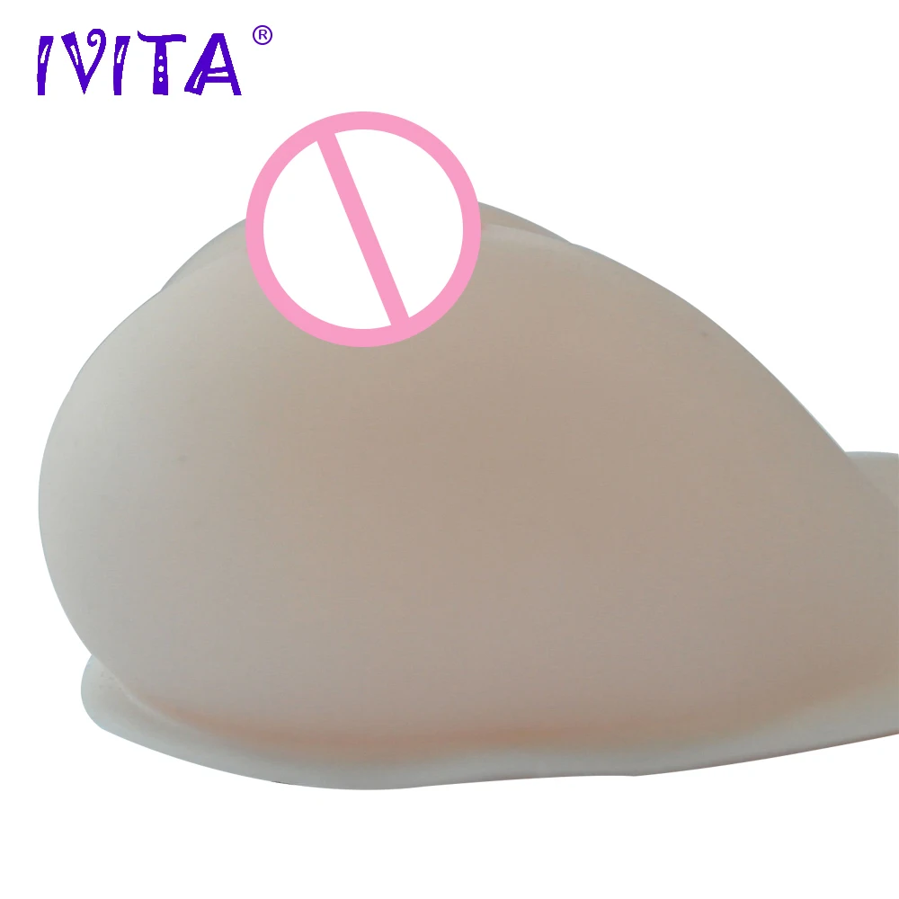 Реалистичная силиконовая форма для груди IVITA 1400 г грудь трансвеститов