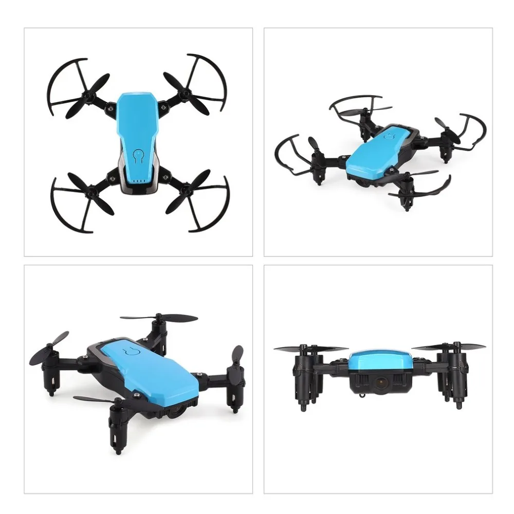 Мини карманный складной FPV селфи RC Квадрокоптер Дрон с 0.3mp720P HD камерой в режиме
