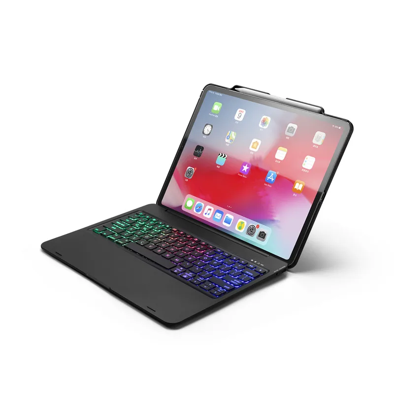 Для iPad Pro 12,9 чехол с Bluetooth клавиатурой защитный чехол для iPad 12,9 '' Беспроводная Bluetooth клавиатура