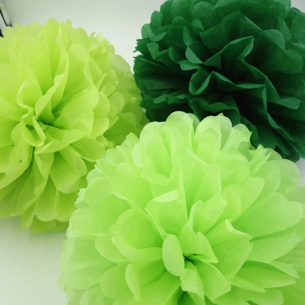 5 шт./лот 10 см 15 папиросная бумага pom poms бумажные шары для свадебного украшения дня