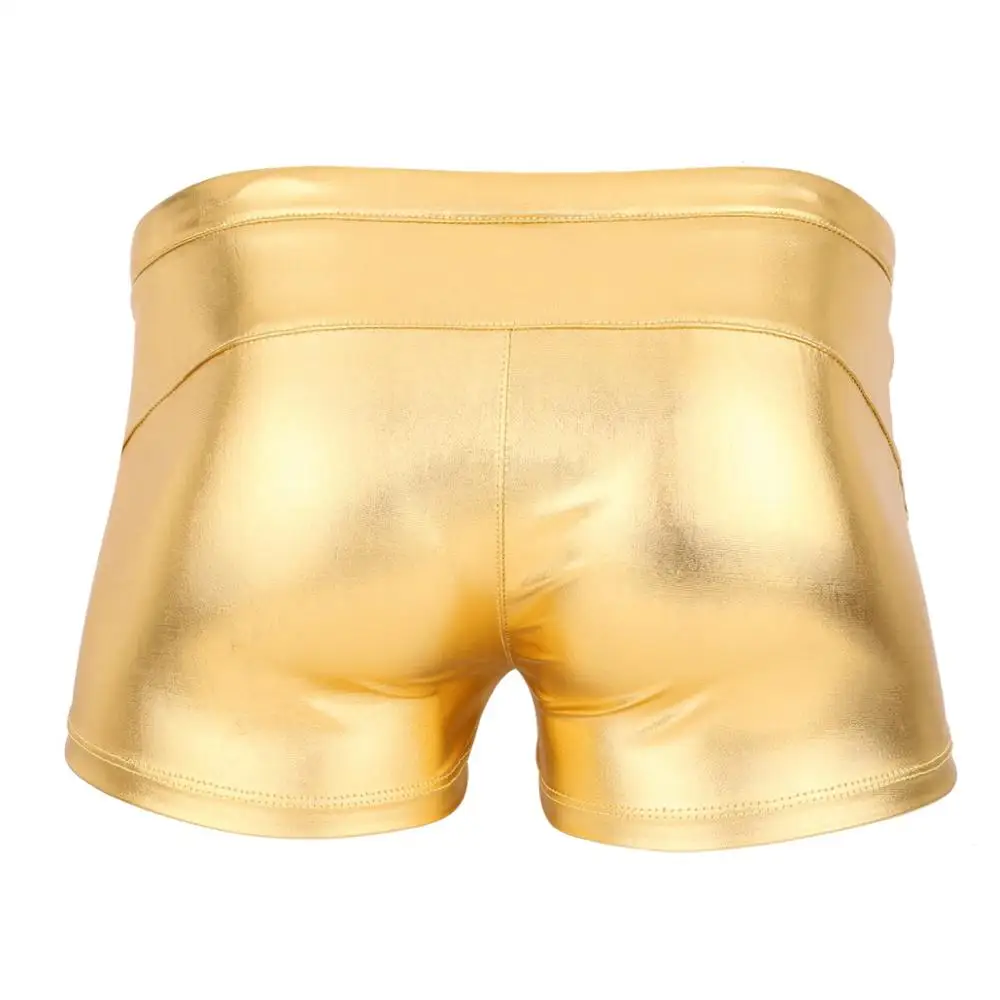 YiZYiF сексуальное мужское нижнее белье боксеры homme boxershorts Нижнее блестящие
