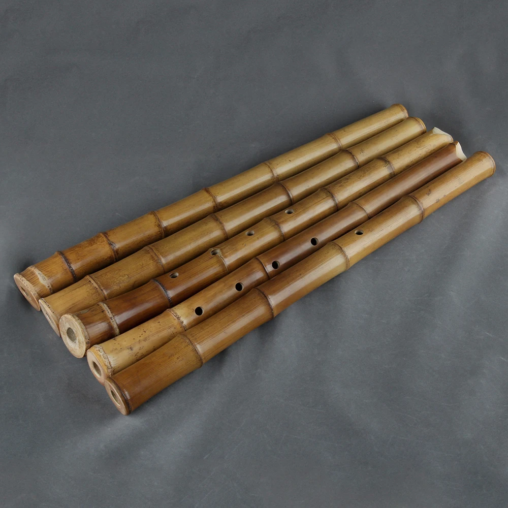 5 отверстий бамбуковая флейта Shakuhachi с корнем D ключ деревянный музыкальный