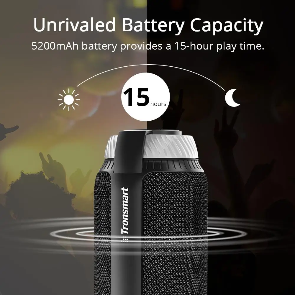 Tronsmart Element T6 Bluetooth динамик портативный беспроводной динамик с 360 градусов стерео звук для IOS Android Xiaomi плеер