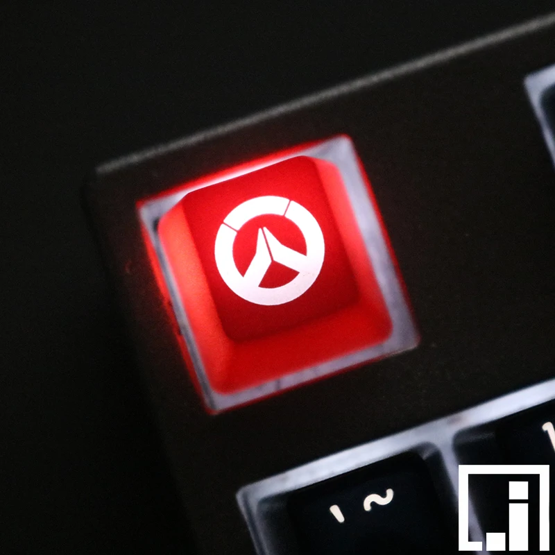 Overwatch ABS keycap backlighting translucent backlit cherry mx  mechanical keyboard keys Enter Esc R4