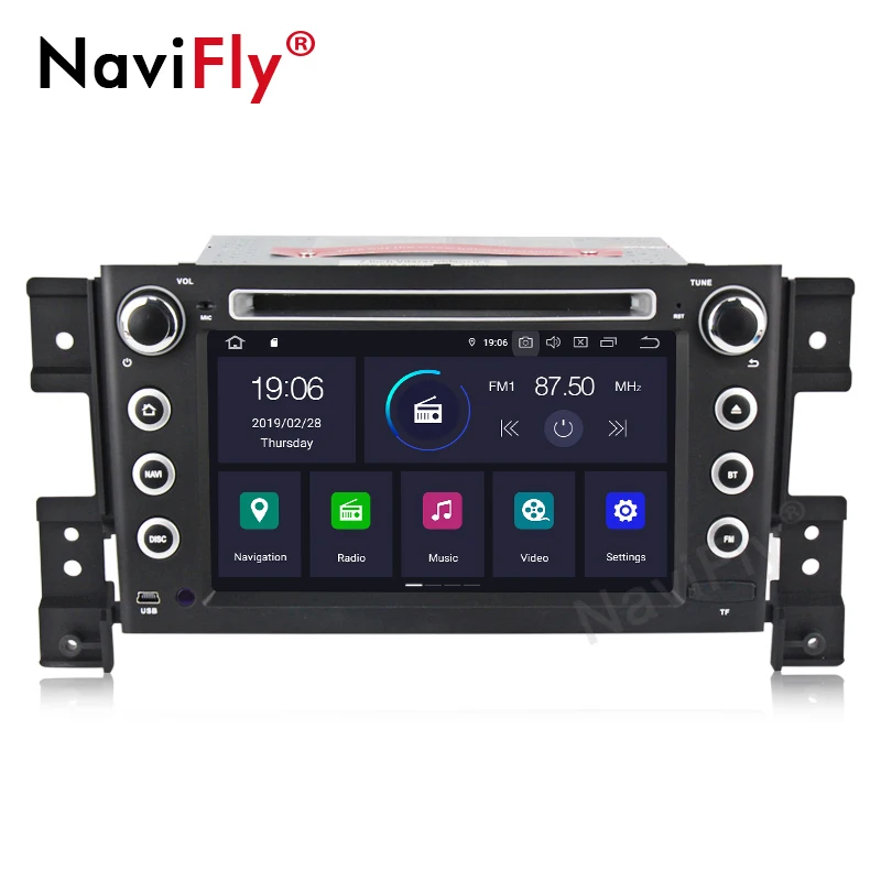 Новинка! Автомобильный мультимедийный плеер 2din Android 9 0 IPS DSP dvd Радио для SUZUKI GRAND VITARA