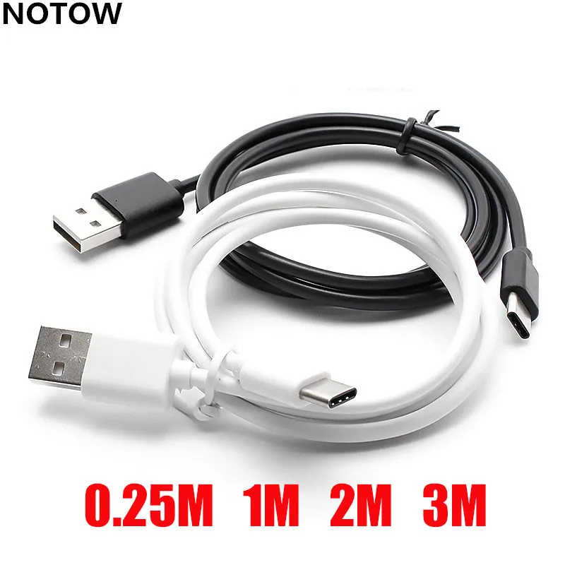 Двусторонний зарядный кабель NOTOW USB 3 1 Type C 0 25/1/2/3 м для Huawei P9/P9 Plus OnePlus 2 Nexus