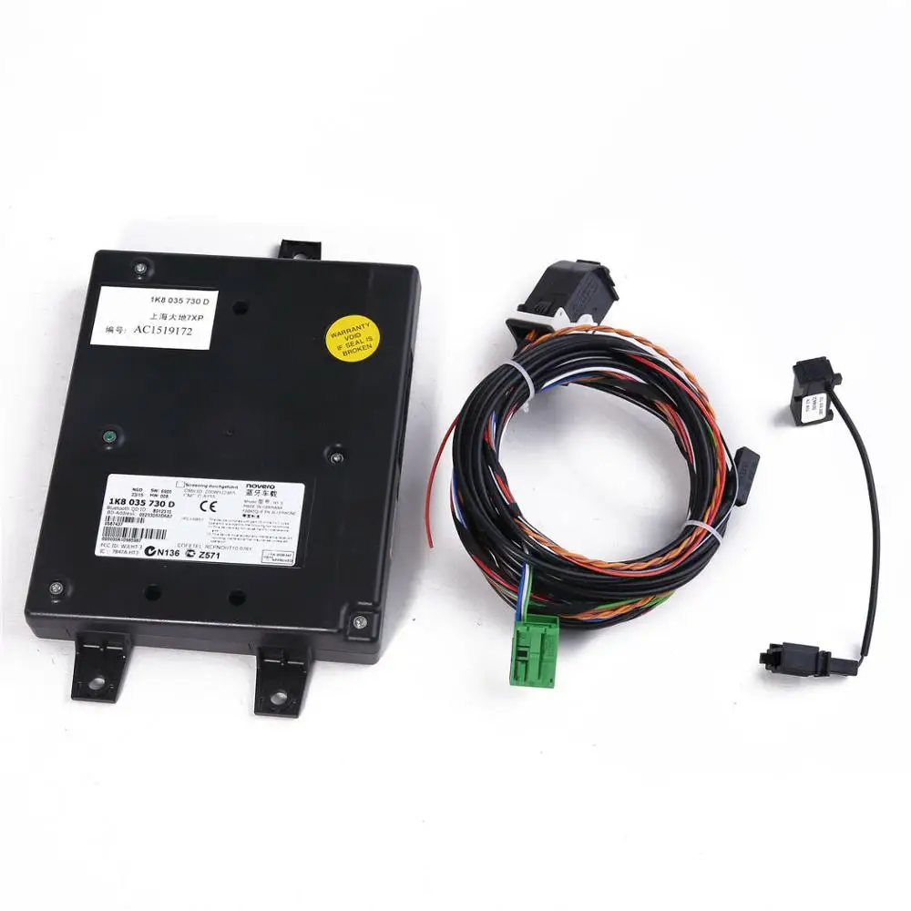Автомобильный радиоприемник 1K8 035 730 D 9W2 RCD510 модуль Bluetooth и комплект кабелей для