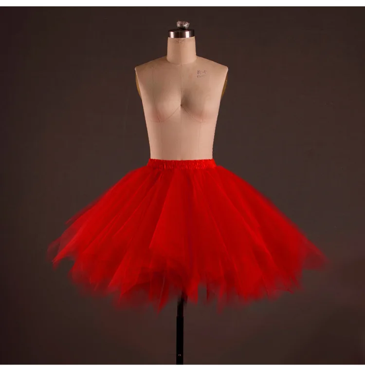 

2017 Fashion fluffy Teenage girl TUTU skirt Adualt women Women tutu Party dance adult skirt Bridesmaid Red Skirts