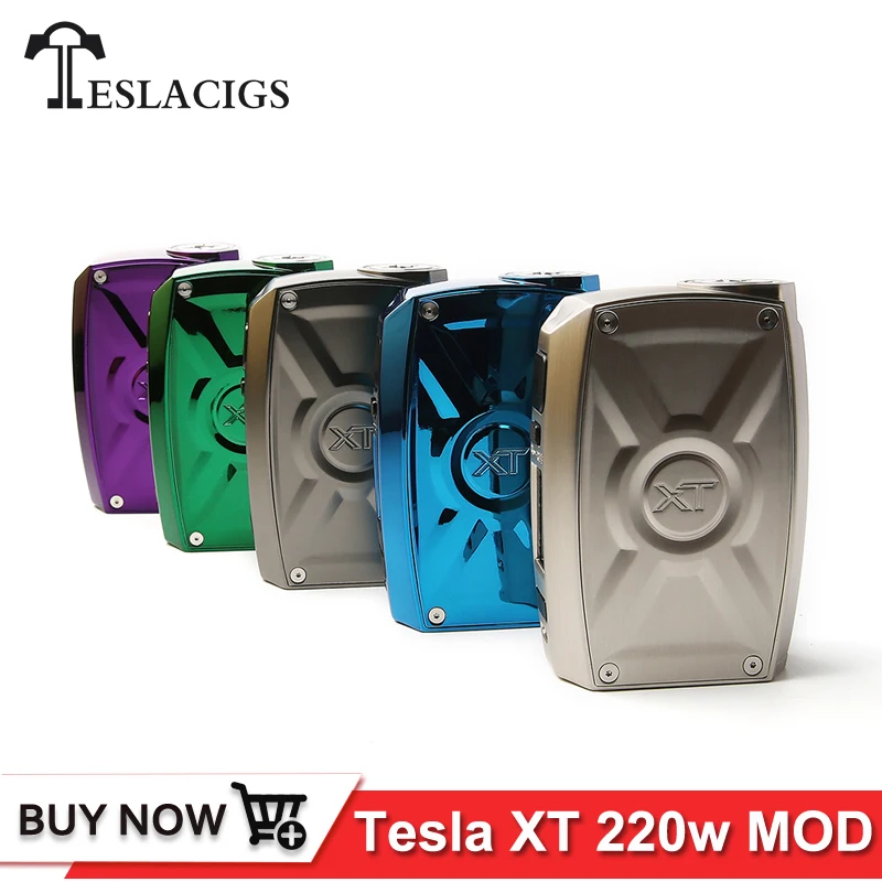 Оригинальный Teslacigs XT 220 Вт мод для Tallica Мини Танк Vape электронная сигарета tesla TC