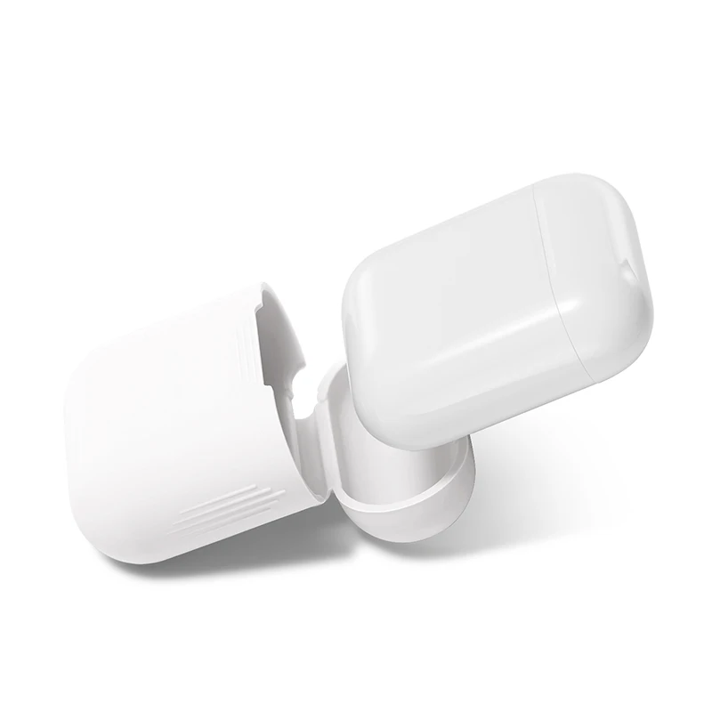 Мягкий силиконовый чехол для Apple Airpods противоударный AirPods чехлы наушников ультра