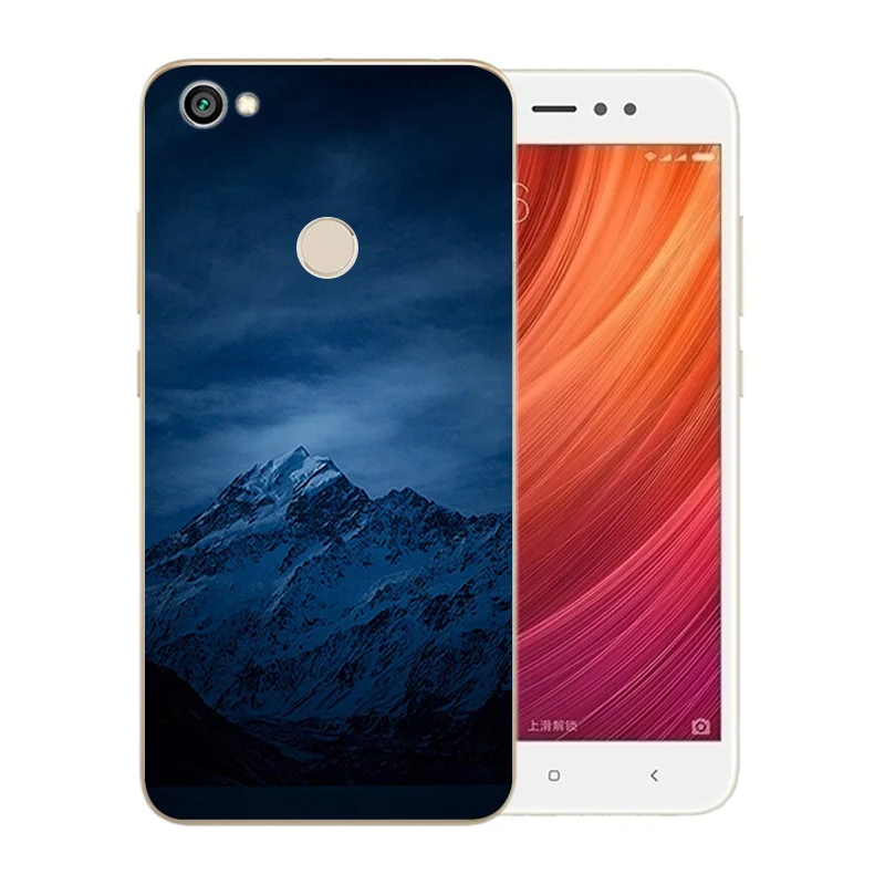 Для Xiaomi Redmi Примечание 5A Prime чехол для телефона с отпечатком пальца силиконовый