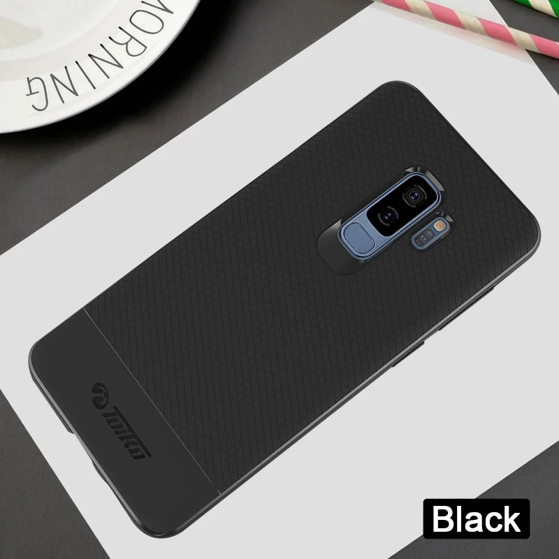 TOIKO влияние защитные чехлы ТПУ для samsung Galaxy S9 плюс S9 противоударный бампер Armor задняя крышка геометрический текстурированные Shell