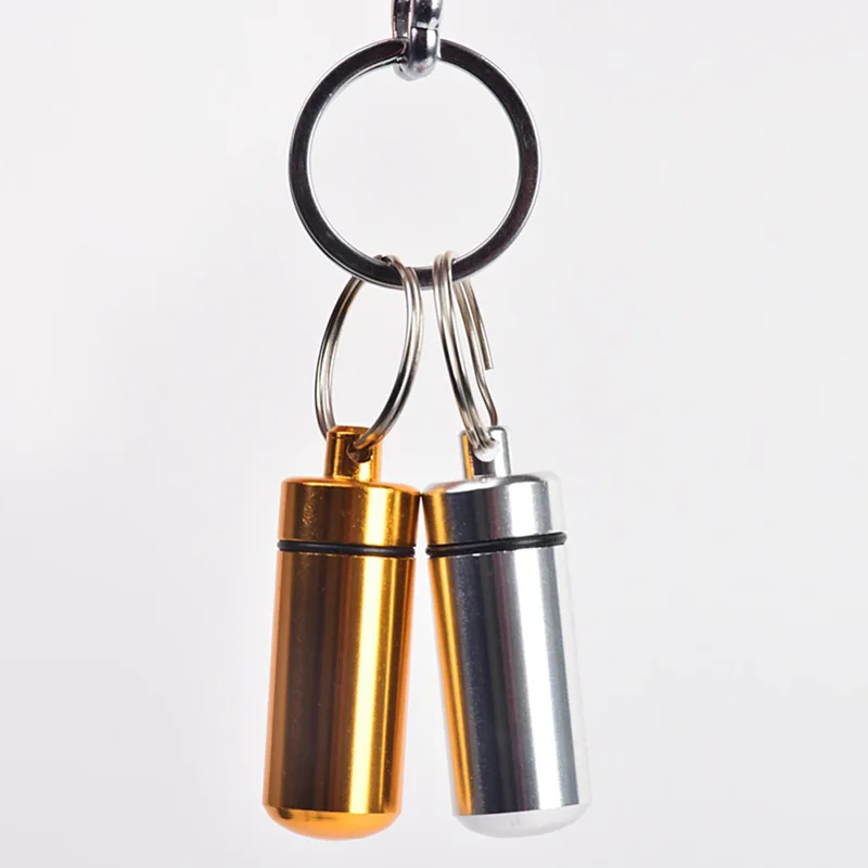 200 шт./лот водонепроницаемая алюминиевая безопасная коробка для таблеток