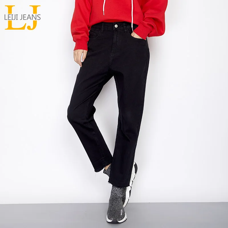 LEIJIJEANS Новое поступление Осенние повседневные стильные джинсы размера плюс