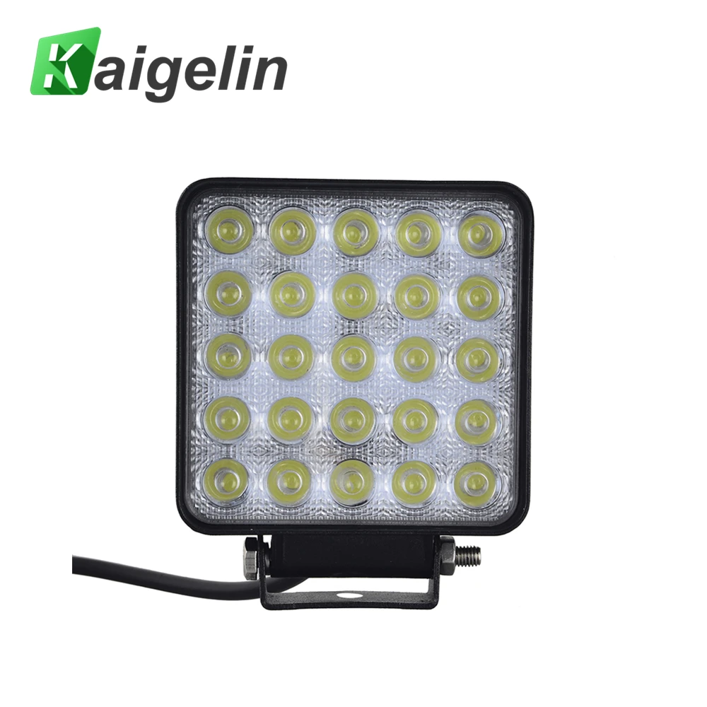 Водонепроницаемый IP67 25x3 Вт 12 24 В 7500 LM LED светодиодные фары автомобиля крючок как