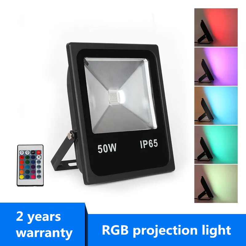 Светодиодный RGB прожектор 10 Вт 20 30 50 100 150 200 Вт|Прожекторы| |