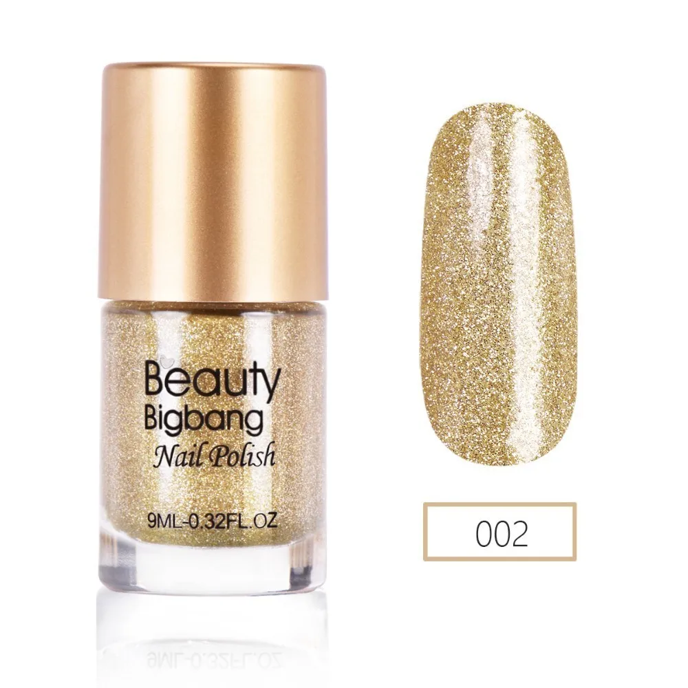 Beautybigbang 9 мл Кристальные жемчужные бриллианты Синий лак для ногтей Серебряный Блестящий Порошок стемпинг ногтей покрытие для дизайна ногтей - Цвет: 2A