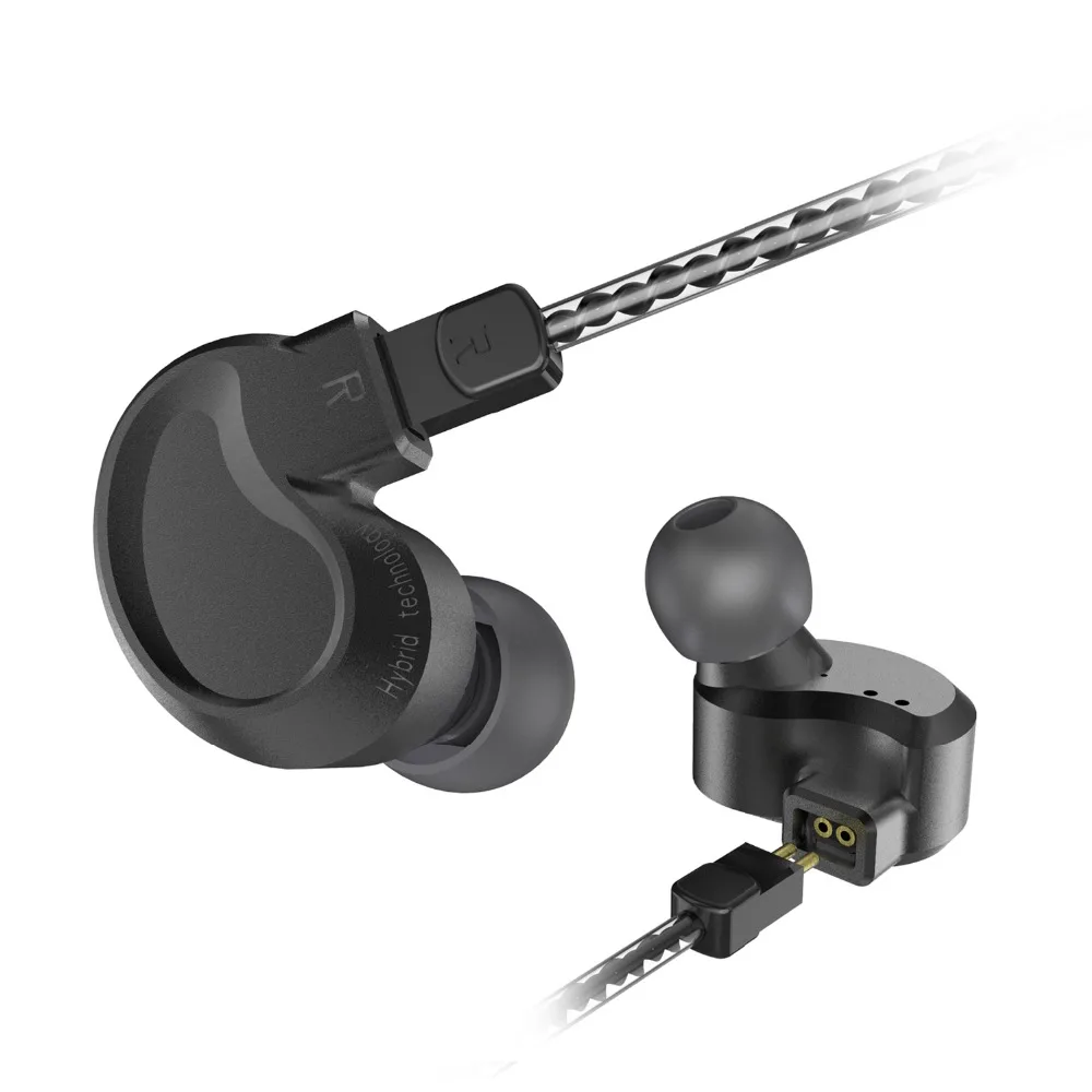 Yinyoo NY-06 2BA + 1DD гибридные наушники-вкладыши HIFI монитор DJ бег спортивные наушники