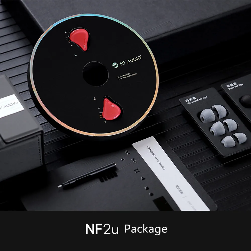 Наушники вкладыши NF AUDIO NF2u 2 сбалансированные арматурные Hi Fi мониторы IEM 0 78 мм
