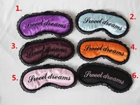 new 100 double pure silk eye mask sleeping mask eyeshade soft and smooth hand washable with princess charisma lace design
