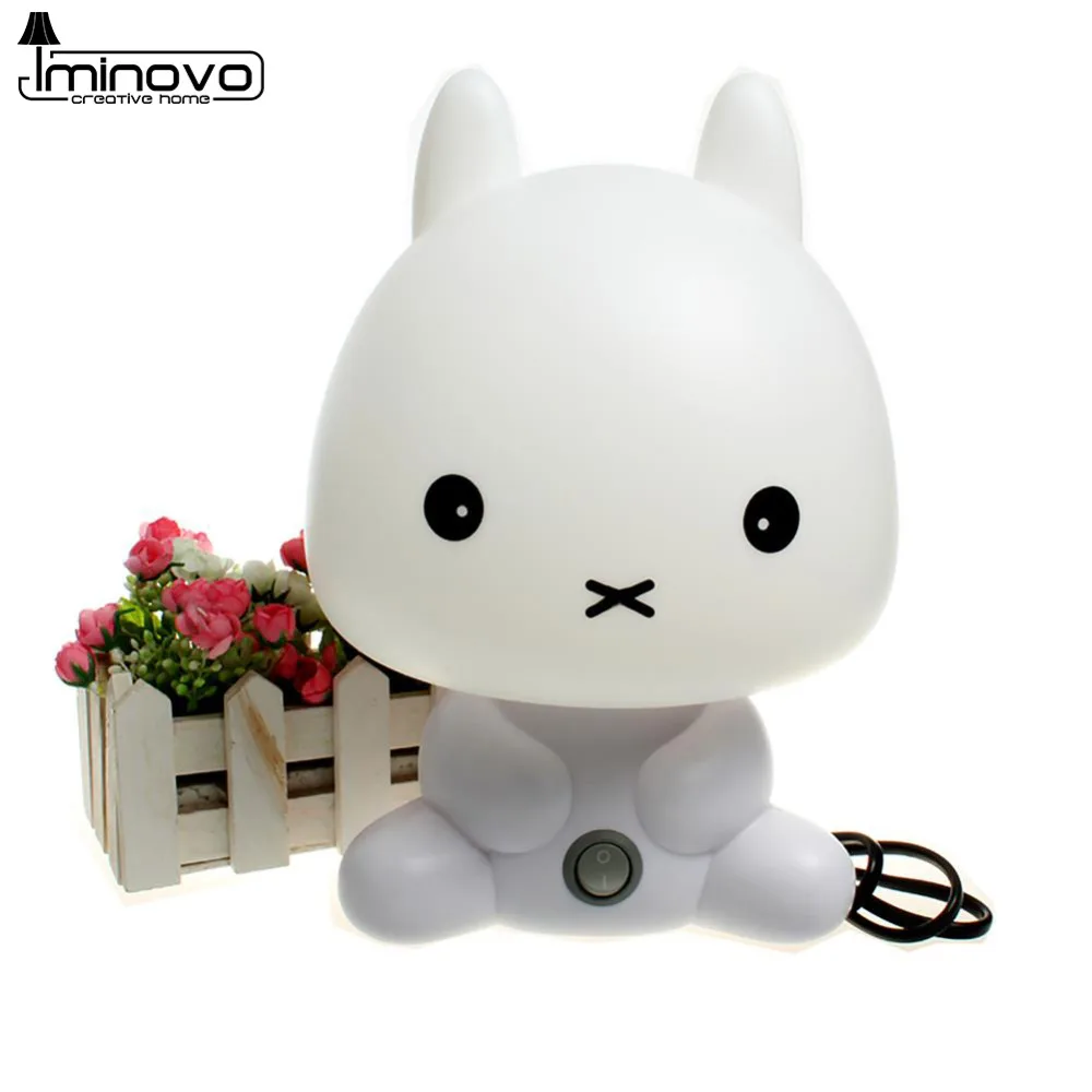 IMINOVO Дети Ночник Животных Спальня Настольная Лампа LED Novelty Освещение Подарок