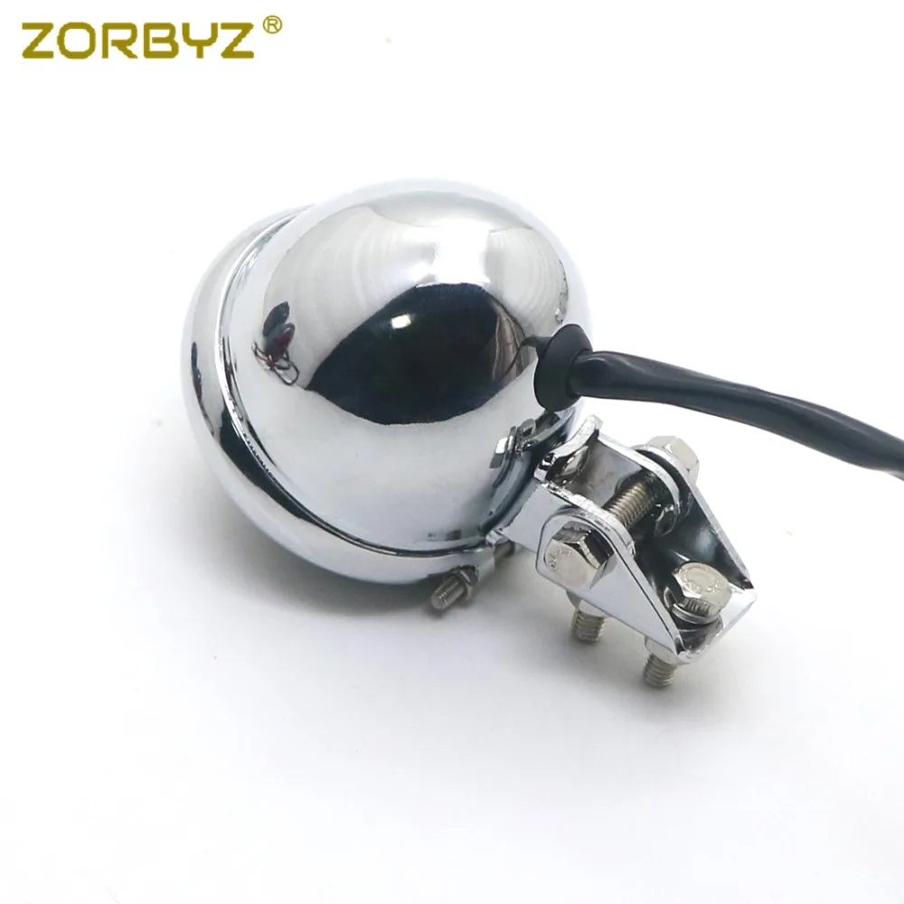 ZORBYZ мотоциклетный хромированный светодиодный задний стоп сигнал Bates стиль для
