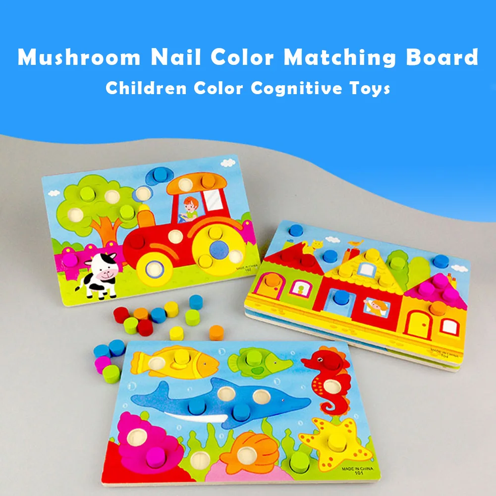 

Dropshipping Cartoon Wooden Tangram Puzzle Board Early Learning Educational Toy Kid Wood Puzzle for Children Xmas Gift