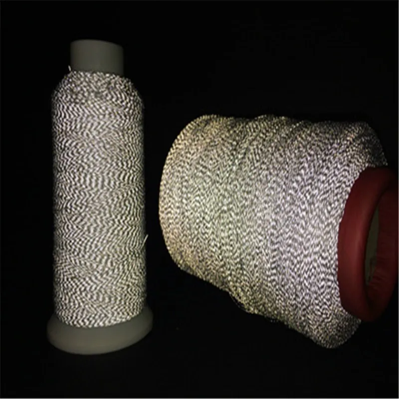 1PC Silver Reflective Sewing &amp Knitting Thread Yarn Good For Cap Glove Safety Clothing 0.2mm x500Meters | Дом и сад