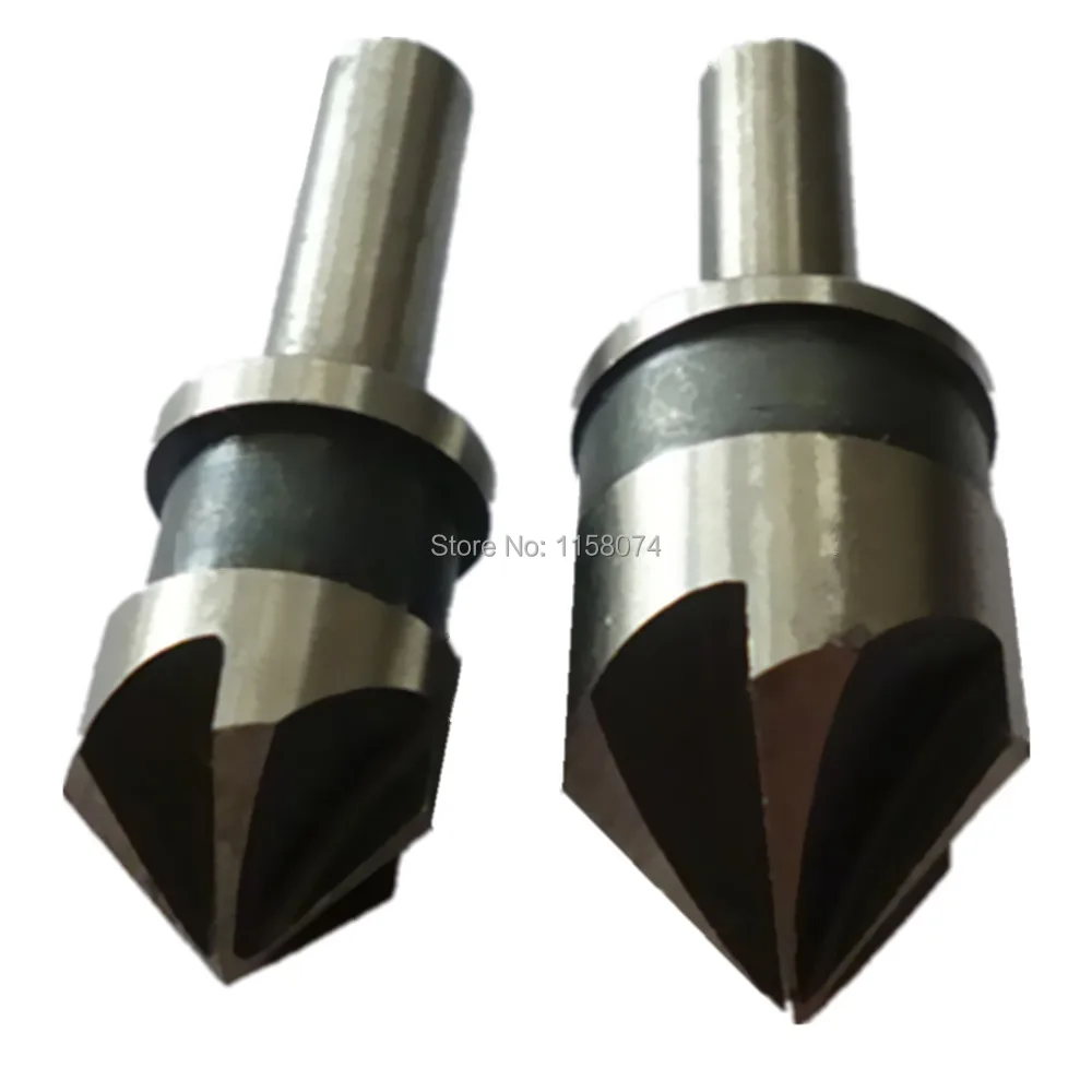 2 шт. 5 Флейта фасочный инструмент 1/2 'Ƌ/8'' зенковки сверло 1/4 ''Круглый