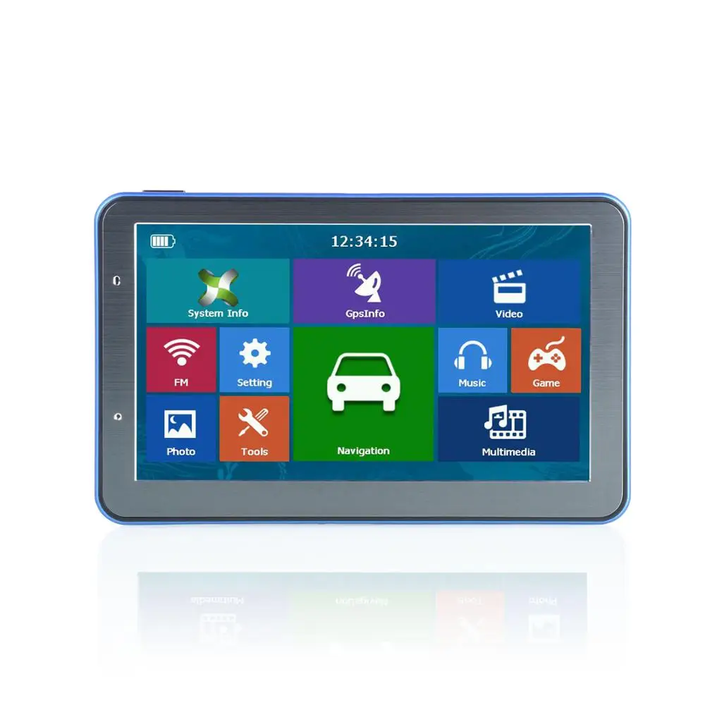 Ориана 7 &quotHD 8G 256MB емкостный Автомобильный gps навигация FM Bluetooth AVIN последняя