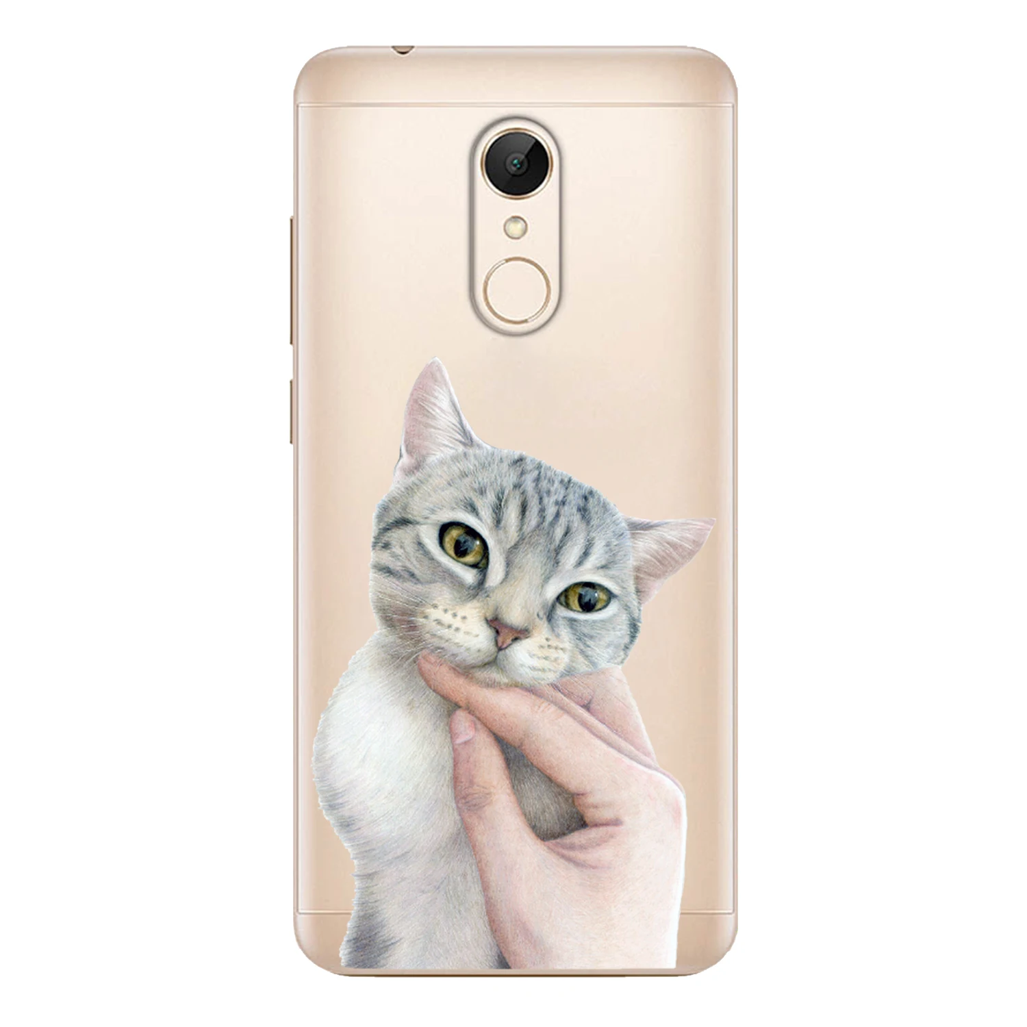 For Xiaomi Redmi 5 Case Cover 5.7&quot Soft TPU Silicone Popular Cute Pet Kitten Puppy Cat Flower Dog Monkey Painted Phone Back |