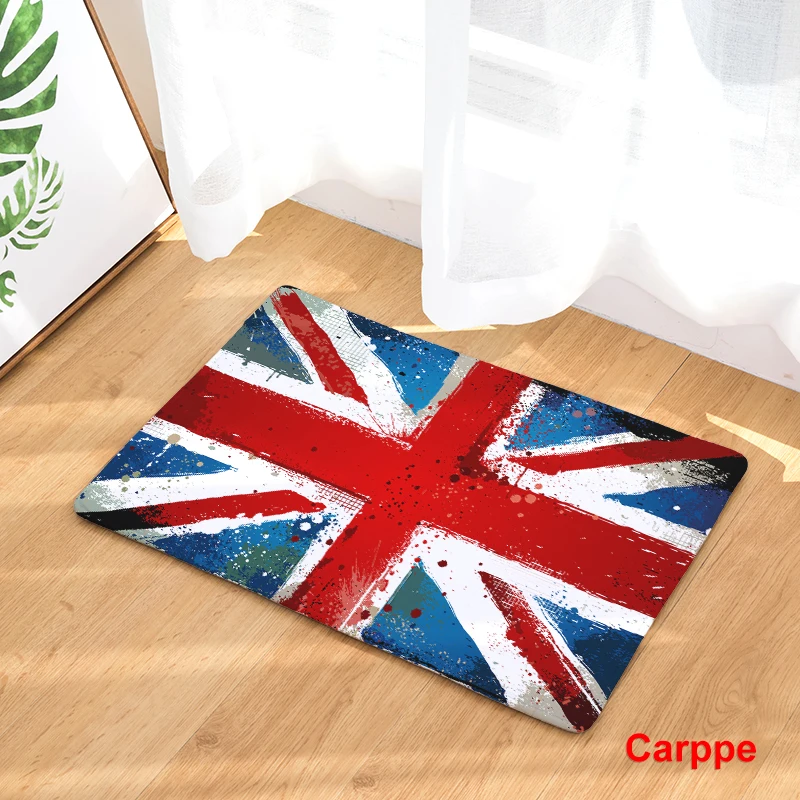 Хит продаж коврик с флагом Карта мира коврики в ванную кухонный домашние