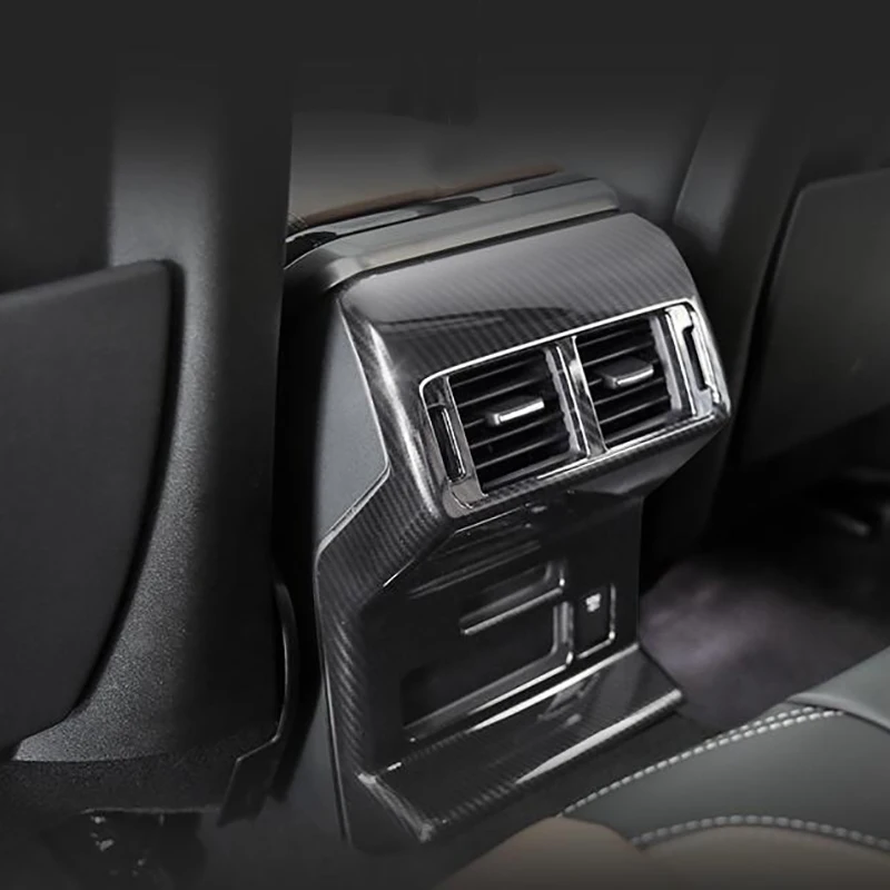 Автомобильные аксессуары для Land Rover Range Velar 2017 2018 углеродное волокно вид сзади