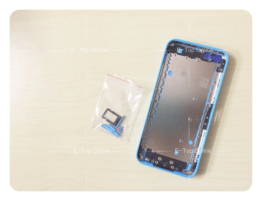 На заказ IMEI Корпус чехол на fundas для iphone 5c задняя крышка полный корпус задний Чехол части с sim-лотком кнопка+ отслеживание
