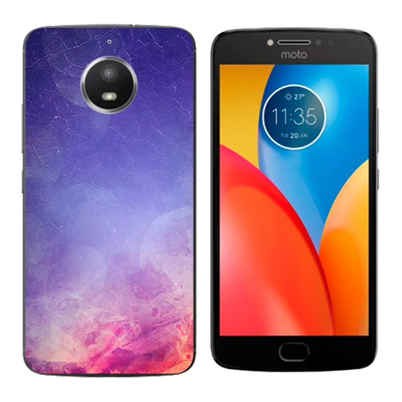 Cases for Motorola Moto E4 Plus Case 5.5&quot Silicone Phone Cat Landscape Printing Cover E (4th Gen.) |