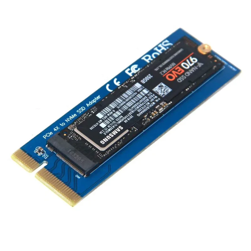 Адаптер PCI Express PCIE для M2 адаптер M.2/M2 NVME Raiser AHCI SSD X4 Suppor 2230 2242 2260 | Компьютеры и офис