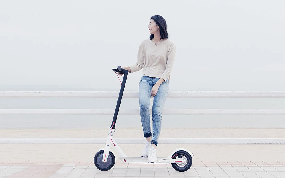 Xiaomi скутер Mijia M365 умный Электрический Скутер 2 колеса скейтборд взрослый мини складной велосипед Ховерборд 30 км с приложением