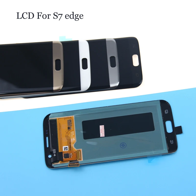 ЖК дисплей Super Amoled для Samsung Galaxy s7 edge G935 G935F экран с дигитайзером в сборе S7 edge|Экраны