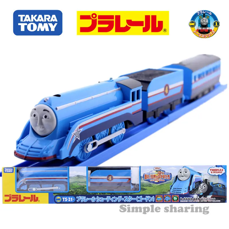 TAKARA TOMY железной дороги TS 21 падающая звезда Гордон литья под давлением игрушками
